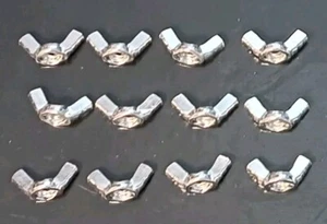 1/4"-20 Stainless Steel Wing Nuts - Quantity of 12 - Picture 1 of 1