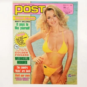 Australasian Post March 22 1984. Jodi Beare Britt Ekland Man From Snowy River Gd - Picture 1 of 5