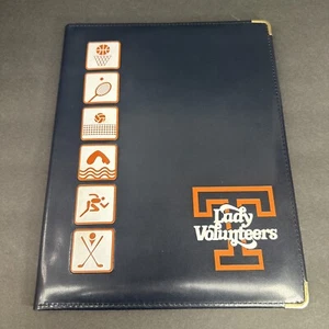 Tennessee Lady Volunteers Vols UT Hazel USA Faux Leather Padfolio Work Pad RARE - Picture 1 of 21