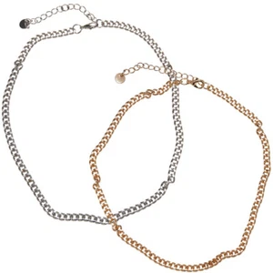 Urban Classics Small Saturn Basic Necklace Fashion Jewellery Chain Unisex Curb - Picture 1 of 7