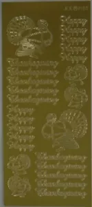 Adesivo Outline - Ringraziamento - 213000 gl/gl - Foto 1 di 1