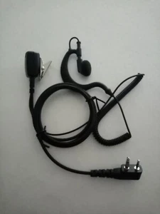 Microfono+Auricolare+PTT 2pin X MIDLAND G7/G9 JH-614 - Picture 1 of 2