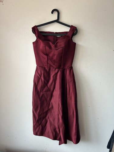 Abito rosso Alexander McQueen taglia 42