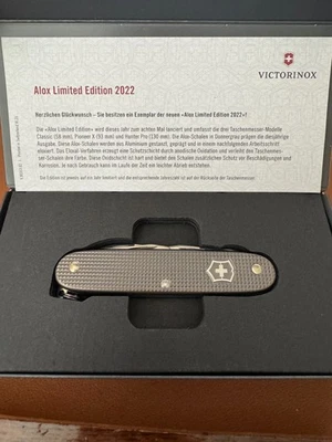 2022 Limited Edition Victorinox Pioneer X Alox Thunder Gray Scales! NEW! - Image 1 of 3