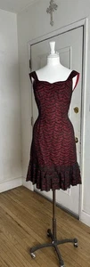 Jay Original Vintage Dress Small Rockabilly Pinup Party  Sexy 1960’s - Picture 1 of 17