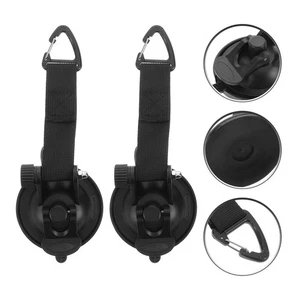  4 Stück Schwerlast Saugnapf Haken Wohnmobil Vorzelt Zurranker für Zelt - Bild 1 von 12