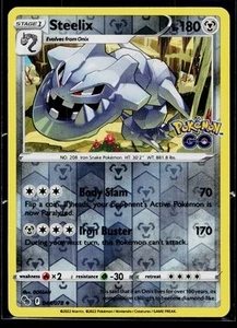 🎴Steelix #044/078 Pokemon GO Reverso HOLO Casi Como Nuevo + - Imagen 1 de 2