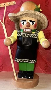 11” Original Steinbach Volkskunst Germany # 1131 Chubby Gardener - Nutcracker - Picture 1 of 11