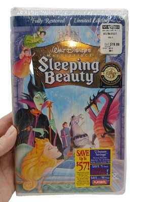 *Sealed* Disney Sleeping Beauty VHS - Limited Edition Masterpiece Collection NEW - Image 1 of 4