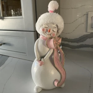 Nueva figura decorativa de Navidad muñeco de nieve/mujeres de nieve Bella Lux - Imagen 1 de 9