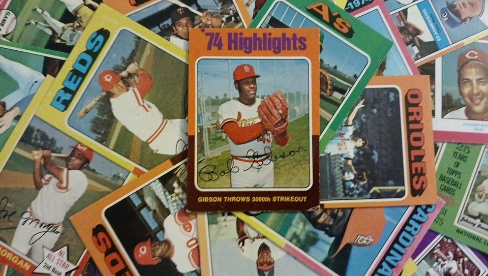 1975 Topps Baseball Base Set Cards 3-219 - Image 1 of 1