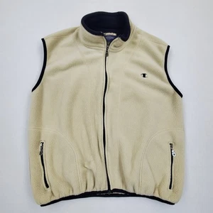 Vtg 90s Champion Fleece Polartech Vest Size Large Mens - Picture 1 of 12