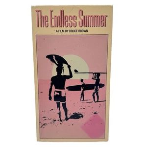 Vintage 1982 The Endless Summer Bruce Brown Surf Film VHS Blockbuster Label - Picture 1 of 7