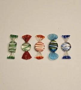 Mundgeblasene Kunst Glas verpackt Hart Süßigkeiten Menge 5 - Bild 1 von 7