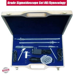 Premium Grade Sigmoidoscope Set OB/Gynecology Surgical Instrument A+ Quality - Picture 1 of 5