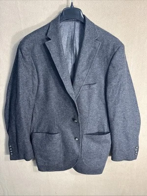 Puños de cirujano informales sin estructura Hart Schaffner Marx XL algodón lana medio forrados Foto 1 de 4