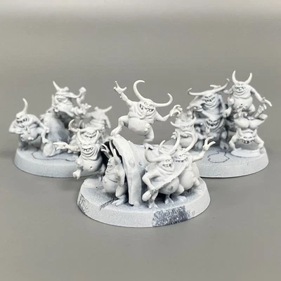 3 BASES DE ENFERMERÍA CONVERTIDAS NURGLE WARHAMMER 40K AGE OF SIGMAR CHAOS DAEMONS Foto 1 de 4