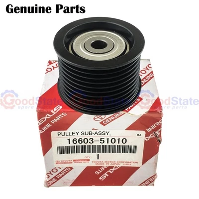 Genuine LandCruiser 200 79 Series VDJ 1VD 4.5 Diesel V8 Drive Belt Idler Pulley - Image 1 of 3