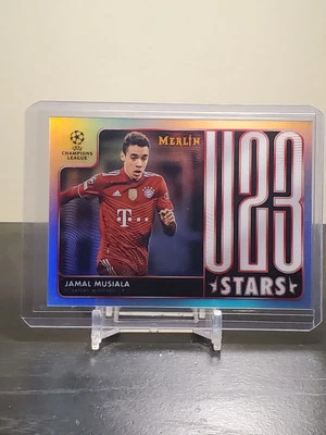 2021-22 Topps Merlin Chrome UEFA - JAMAL MUSIALA - U23 Stars Refractor - #U23-12 - Image 1 of 2