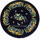 24" Marble Coffee Table Top Pietra Dura Handmade Inlay Art Work