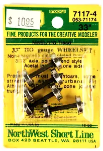 HO Scale (NWSL) NorthWest Short Line #7117-4 33" Wheelset 110 Tread - Picture 1 of 2