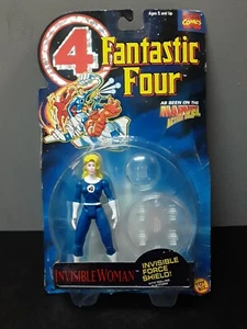 Marvel Comics Fantastic Four Invisible Woman Toy Biz Action Figure Damaged Pack - Picture 1 of 4