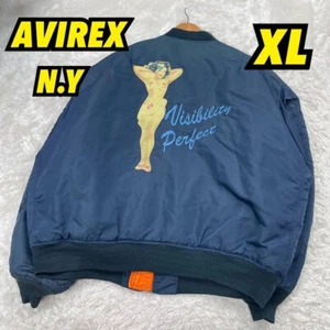 Used Avirex MA-1 Flight Jacket (Pinup Girl, Size XL) - Picture 1 of 13
