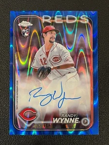 Randy Wynne 2024 Topps Chrome Rookie Auto Blue Raywave /150 Reds RA-RW - Picture 1 of 2
