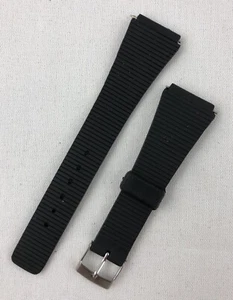 K-34 19mm Kreisler Sport Strap Black Rubber Vintage Watch Band NOS Casio Others - Picture 1 of 3