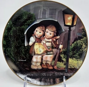 Danbury Mint M I Hummel Stormy Weather Plate Collectors Limited Edition Vintage - Picture 1 of 12