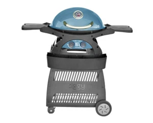 Ziggy by Ziegler & Brown Twin Grill LPG Classic on Cart (Retro Blue) - Limite... - Picture 1 of 1
