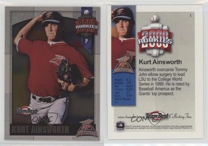 2000 Team Best Rookies Gold Foil Kurt Ainsworth #1 Rookie RC