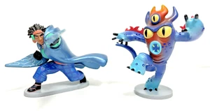 2 estatuillas de PVC Disney Pixar Big Hero 6 Fred & Wasabi Super Hero 3" H - Imagen 1 de 7