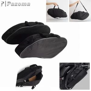 Motorcycle Saddlebag Left Right Side Bag Liner Luggage Bag For Harley Softail 18 - Picture 1 of 12
