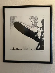 Led Zeppelin album cover print by George Hardie new in package camelot music - Picture 1 of 7