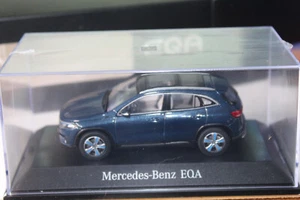 HERPA DEALER ISSUE 1:43 MERCEDES BENZ EQA 2021 - DENIM BLUE B66960824 - Picture 1 of 2