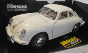 Burago 1/18 scale Diecast - 3021 Porsche 356B Coupe 1962 White - Picture 1 of 3