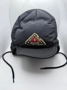 Vintage Polo Ralph Lauren Ski Club Hat Mens Size Large XL Black Trapper Quilted - Picture 1 of 6