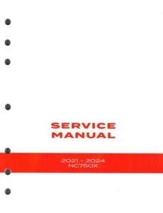 2021-2024 Honda NC750X OEM Factory Service Shop Repair Manual NEW 61MKW01-OEM - Picture 1 of 1