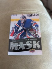 2007-08 Upper Deck The Men Behind The Mask #BM4 Henrik Lundqvist Rangers