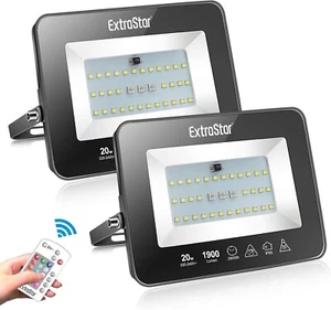 Proyector LED XTRASTAR 20W Inteligente RGB Interior o Exterior, 6500K Luz Diurna Inundación L - Imagen 1 de 7