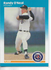 1987 Fleer Randy O'Neal Card
