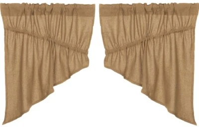 Conjunto de botín de pradera con cordón rústico de algodón tostado natural de arpillera 36" L Foto 1 de 4