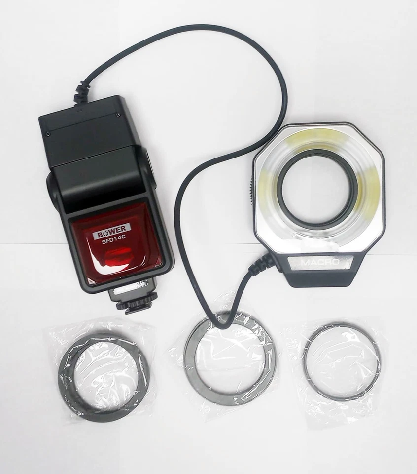 Bower Model SFD14C Macro Ring Flash -For Canon DSLR - Image 1 of 3