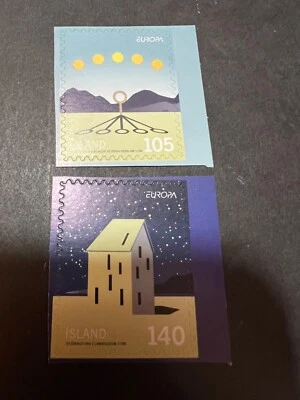 Iceland 2009 Europa Self Adhesive Booklet MNH Scott 1171-1172 Combine Shipping - Image 1 of 2