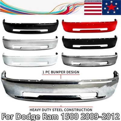 For 2011-2012 Ram 1500 2009-2010 Dodge Ram 1500 ST Steel Front Bumper Face Bar Foto 1 de 4