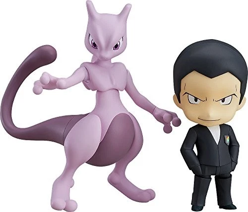 From Japan Nendoroid 875 Giovanni & Mewtwo Pokemon Good Smile Company