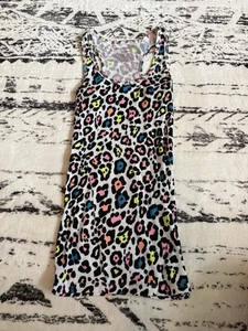 No Boundaries Y2K Vintage Tank Top Cheetah Rainbow Print - Bild 1 von 3