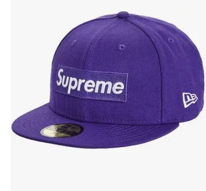 Supreme World Famous New Era Fitted Cap / Size 7 1/8 Purple - Bild 1 von 2