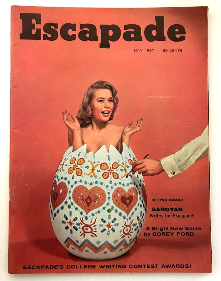 VTG Escapade May 1957 Julie Newmar Marguerite Empey Dee Publ. Pinup Magazine VG Foto 1 de 3